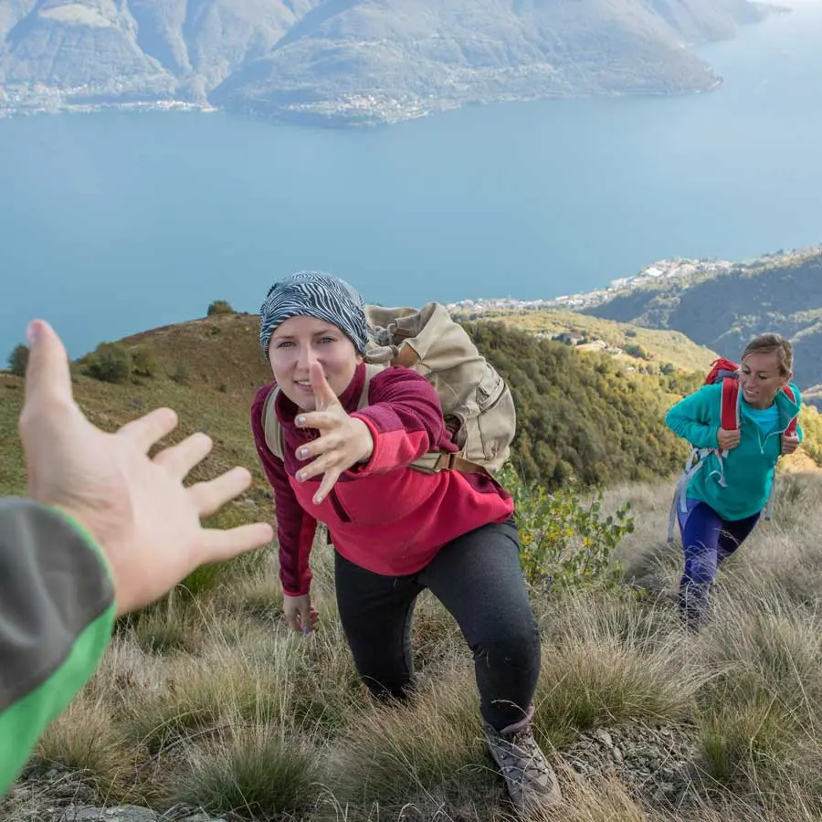 Helping hand for the ascent