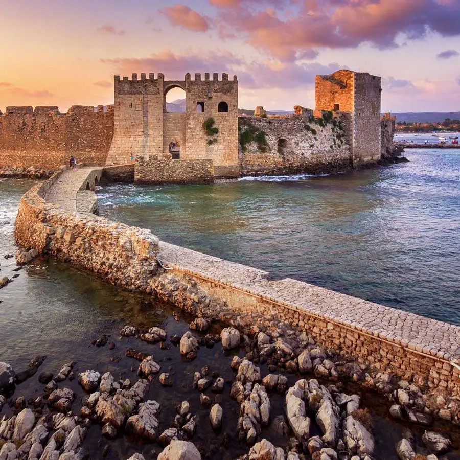 Venetian fortress Methoni in Greece