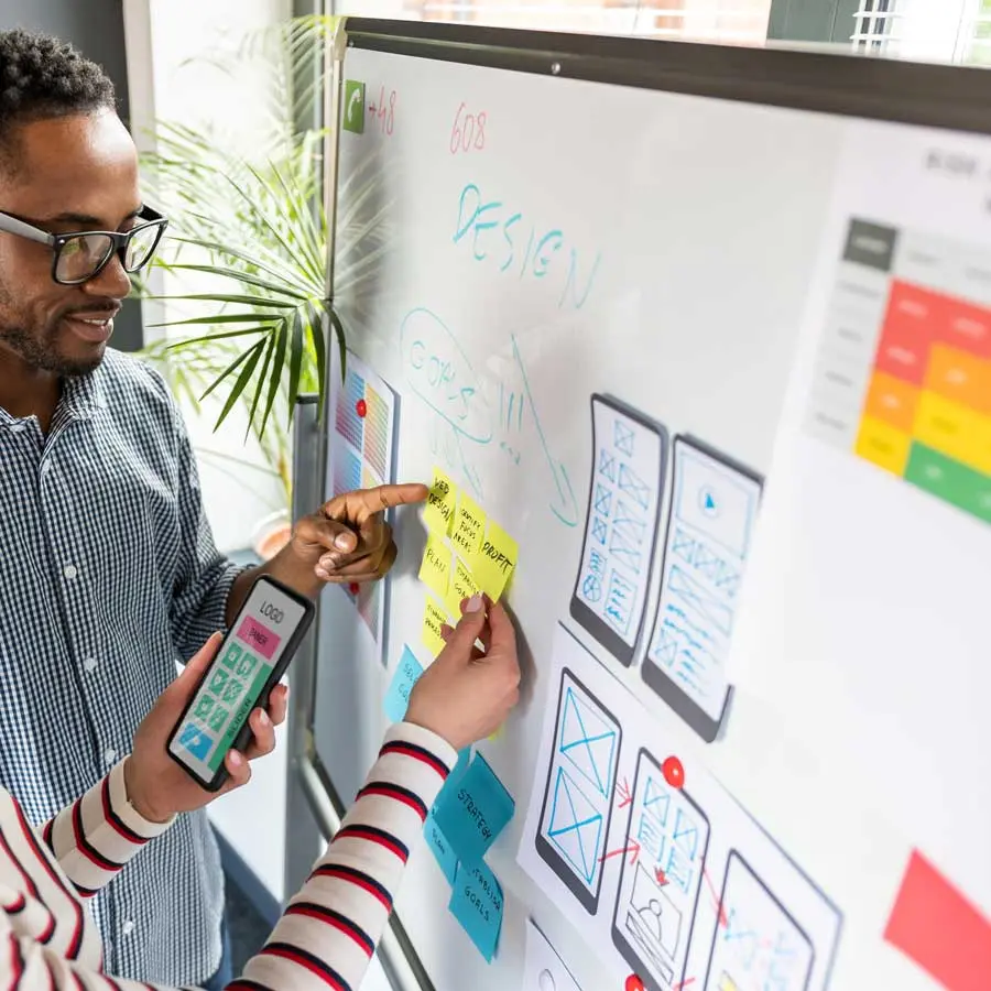 Workshop on the whiteboard