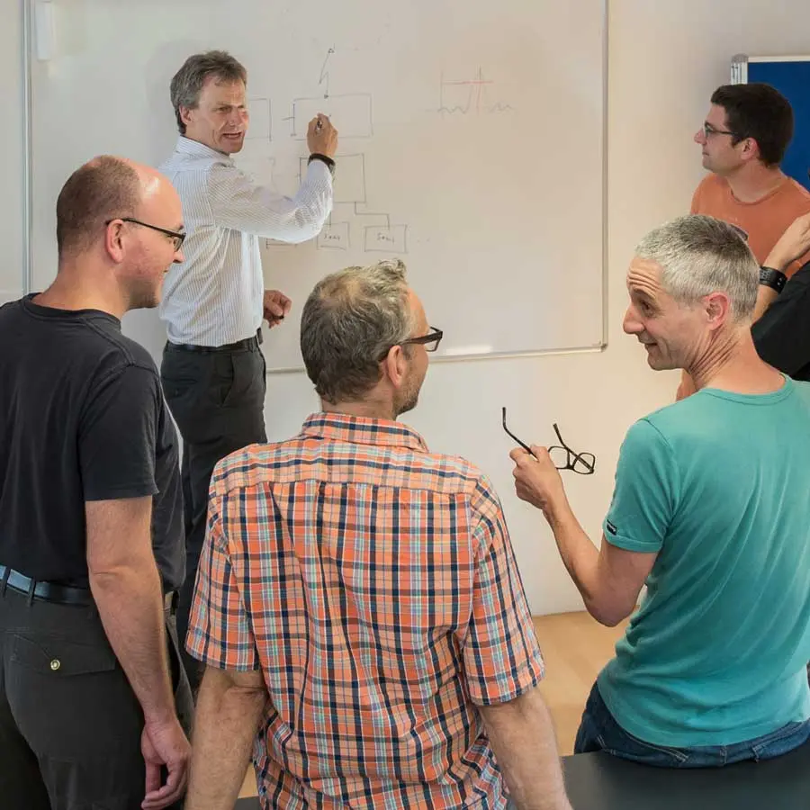Beratung: Workshop am Whiteboard