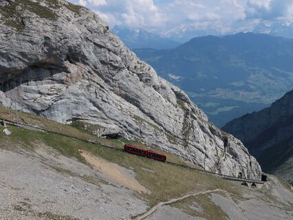 Zahnradbahn auf den Pilatus