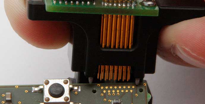 ScProbe: JTAG/Debug-Anschluss und hochdichte Testpunkte auf der Leiterplatte