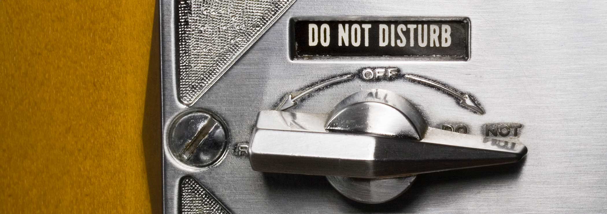 Do not disturb lock